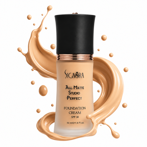 SIGNORA All Matte Studio Perfect Matte Foundation Cream  SPF-30